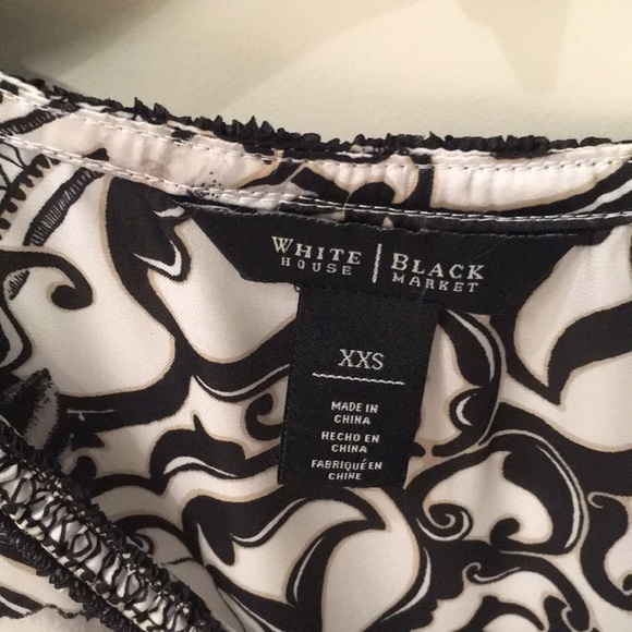 Black, white and brown top. - Picture 2 of 4